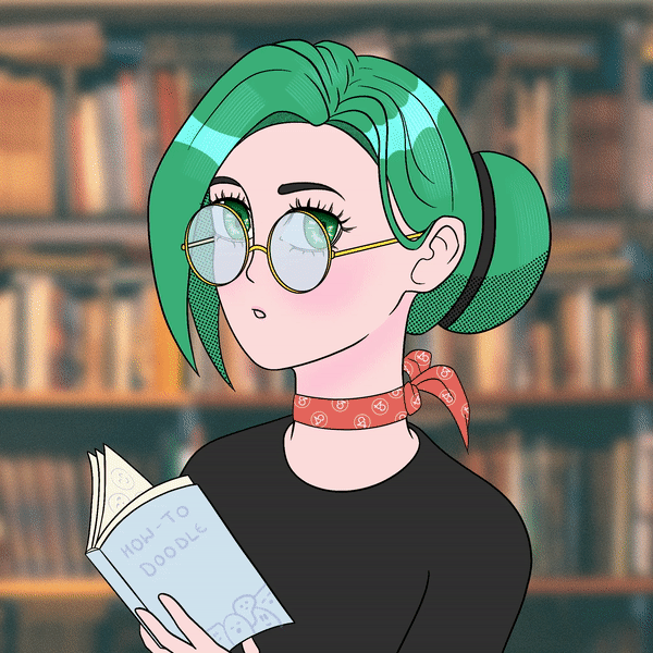 The Girl in Library